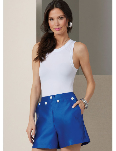 Modello di pantaloncini o pantaloni - Vogue 2034