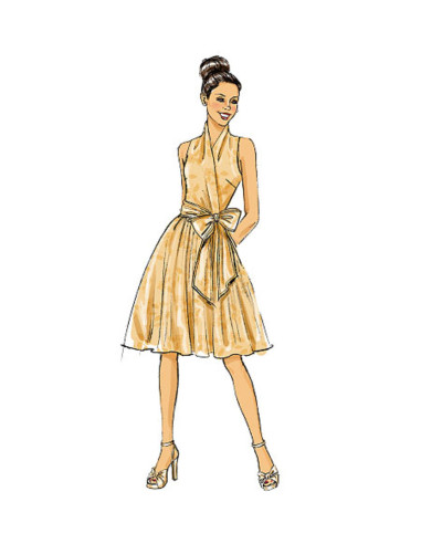 Modello di abito vintage - Butterick 5850
