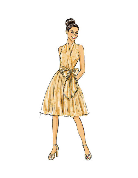 Modello di abito vintage - Butterick 5850