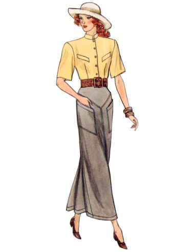 Modello di gonne vintage - Vogue 2102