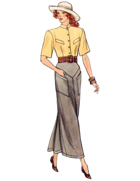 Modello di gonne vintage - Vogue 2102