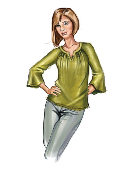 Modello di top - Butterick 6632