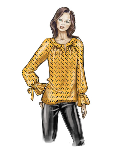 Modello di top - Butterick 6632