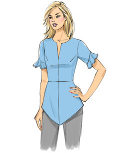 Modello di top - Butterick 6663 2