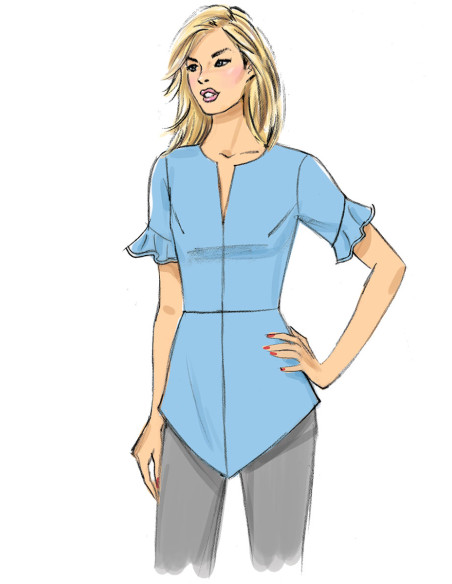 Modello di top - Butterick 6663