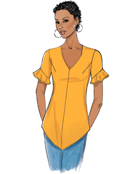 Modello di top - Butterick 6663