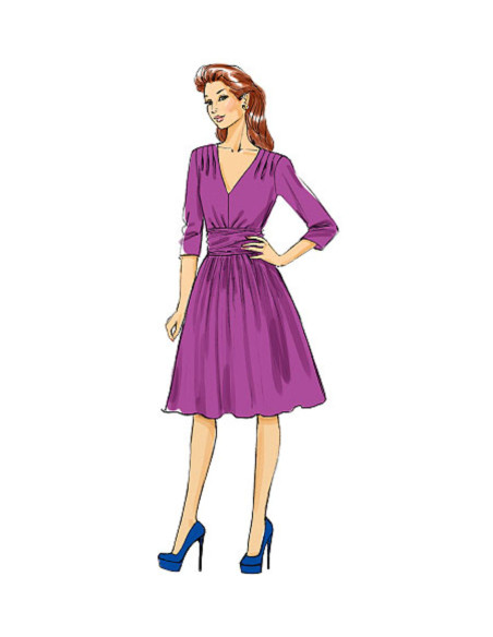 Modello di abito vintage - Butterick 5850