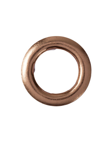 Scatola di 10 bottoni a pressione jersey Rame con attrezzo 10 mm
