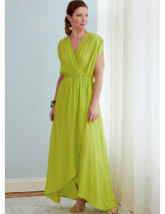 Modello di tuta e cintura - Butterick 6756