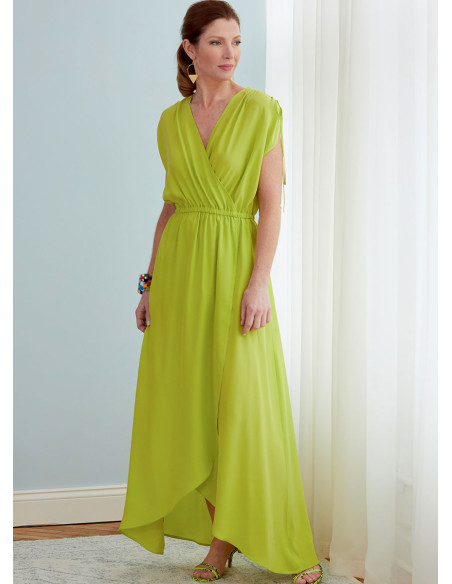 Modello di tuta e cintura - Butterick 6756