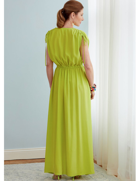 Modello di tuta e cintura - Butterick 6756