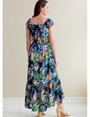 Modello di abito e cintura - Butterick 6757