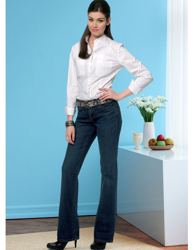 Modello di jeans e pantaloni - Butterick 6800