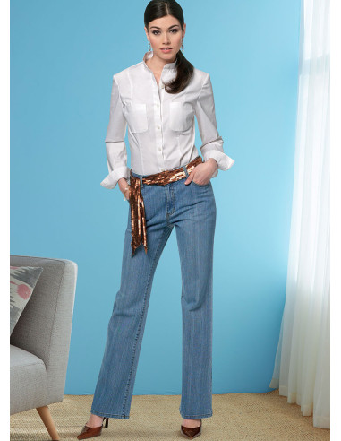 Modello di jeans e pantaloni - Butterick 6800