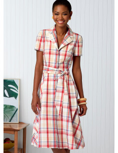 Modello di abito, camicia, cintura e sciarpa - Butterick 6843 2