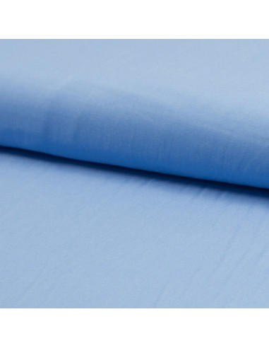 Tessuto popeline di viscosa - Blu