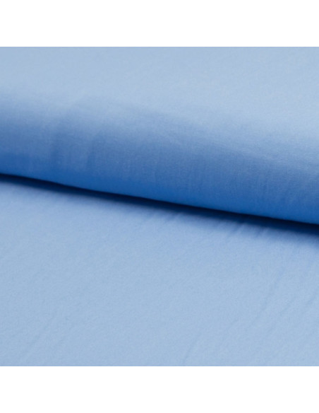 Tessuto popeline di viscosa - Blu