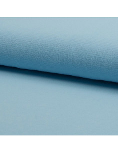Tessuto crepe leggero elasticizzato - Blu
