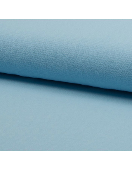 Tessuto crepe leggero elasticizzato - Blu