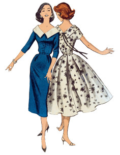 Modello di abito e cintura - Butterick 6870