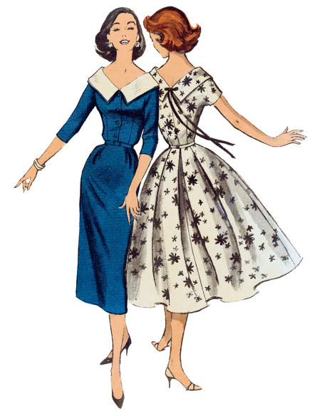 Modello di abito e cintura - Butterick 6870