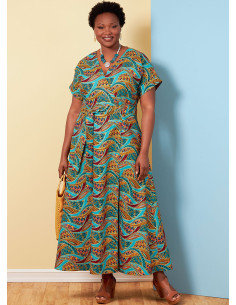 Modello di abito e cintura - Butterick 6873
