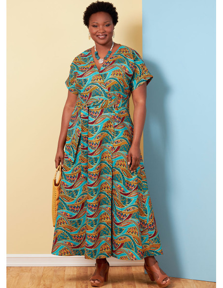 Modello di abito e cintura - Butterick 6873