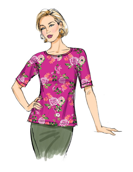 Modello di top - Butterick 6874