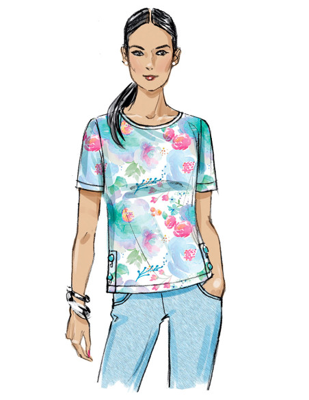 Modello di top - Butterick 6874
