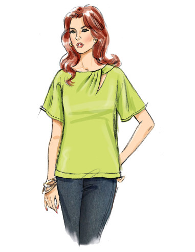 Modello di top - Butterick 6875