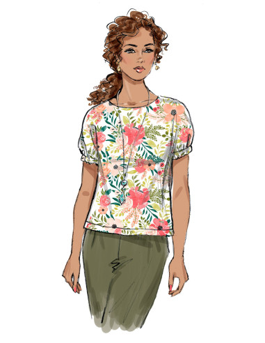 Modello di top - Butterick 6875
