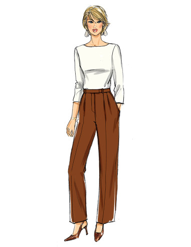 Modello di pantaloni e pantaloncini - Butterick 6878