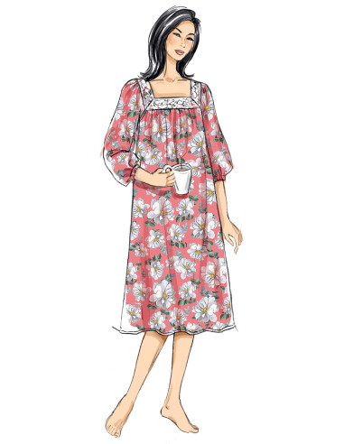 Modello per top, camicia da notte e pantaloncini - Butterick 6883