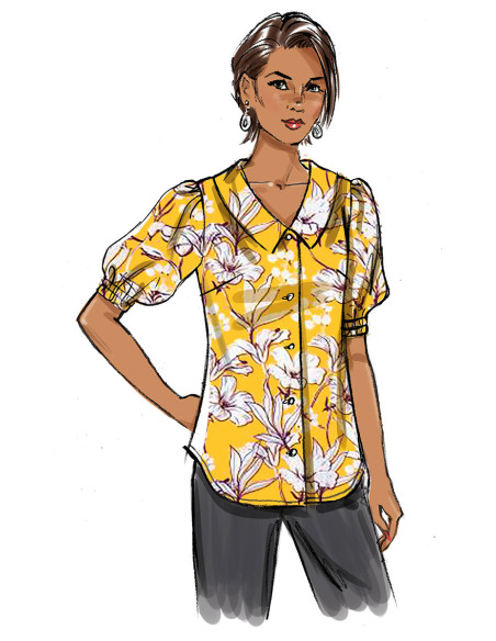 Modello di top - Butterick 6895