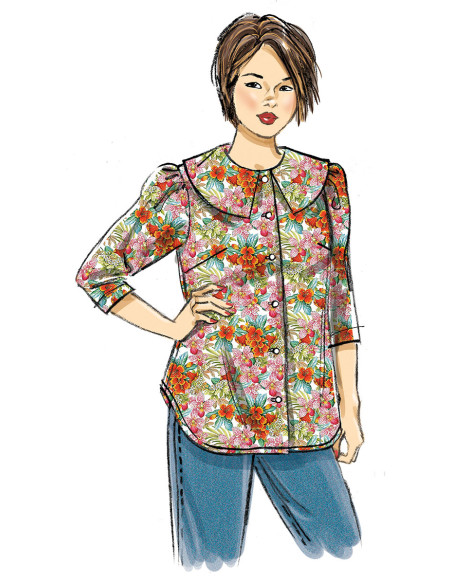 Modello di top - Butterick 6896