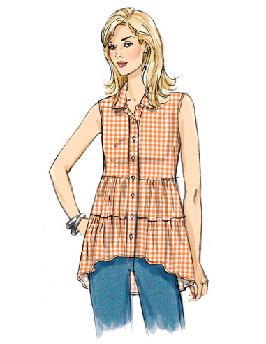 Modello di top - Butterick 6897