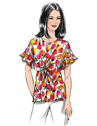 Modello di top - Butterick 6899
