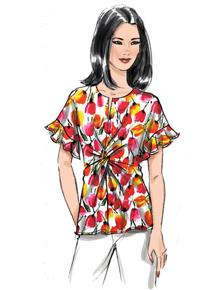 Modello di top - Butterick 6899