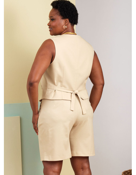 Modello di gilet, pantaloni e pantaloncini - Butterick 6902