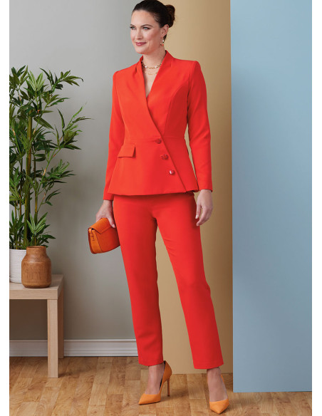 Modello di giacca e pantaloni - Butterick 6915