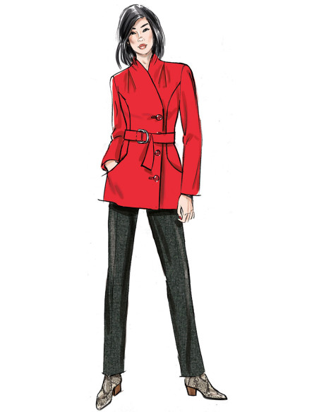 Modello di giacca - Butterick 6917
