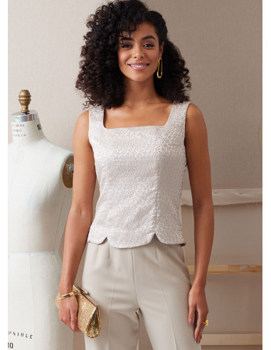 Modello di top - Butterick 6925