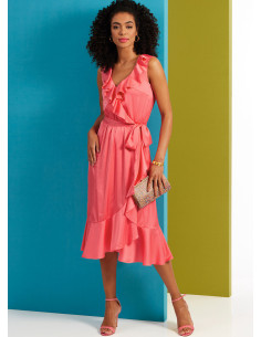 Modello di abito e cintura - Butterick 6926