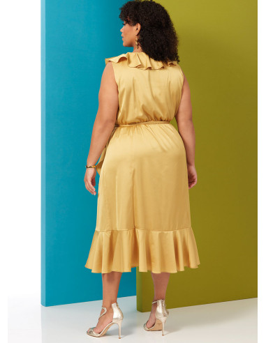 Modello di abito e cintura - Butterick 6927