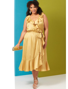 Modello di abito e cintura - Butterick 6927