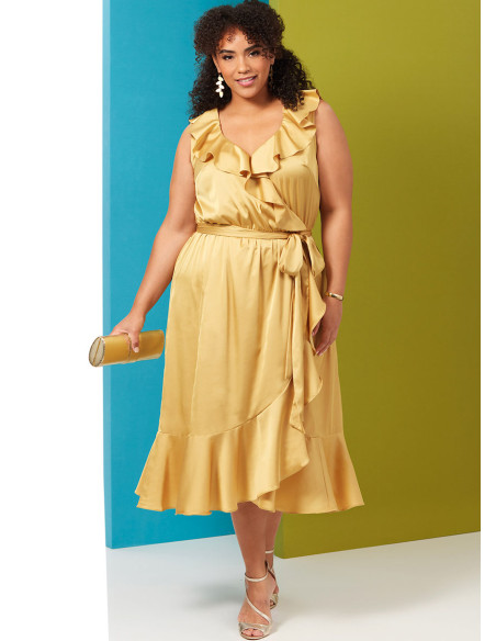 Modello di abito e cintura - Butterick 6927