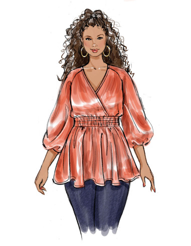 Modello di top - Butterick 6931