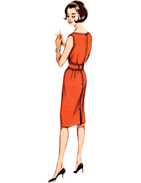 Modello di abito vintage - Butterick 6955