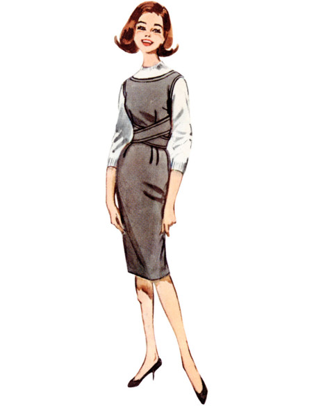 Modello di abito vintage - Butterick 6955