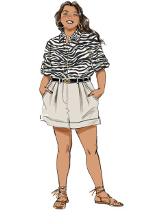 Modello di camicia - Butterick 6947 2